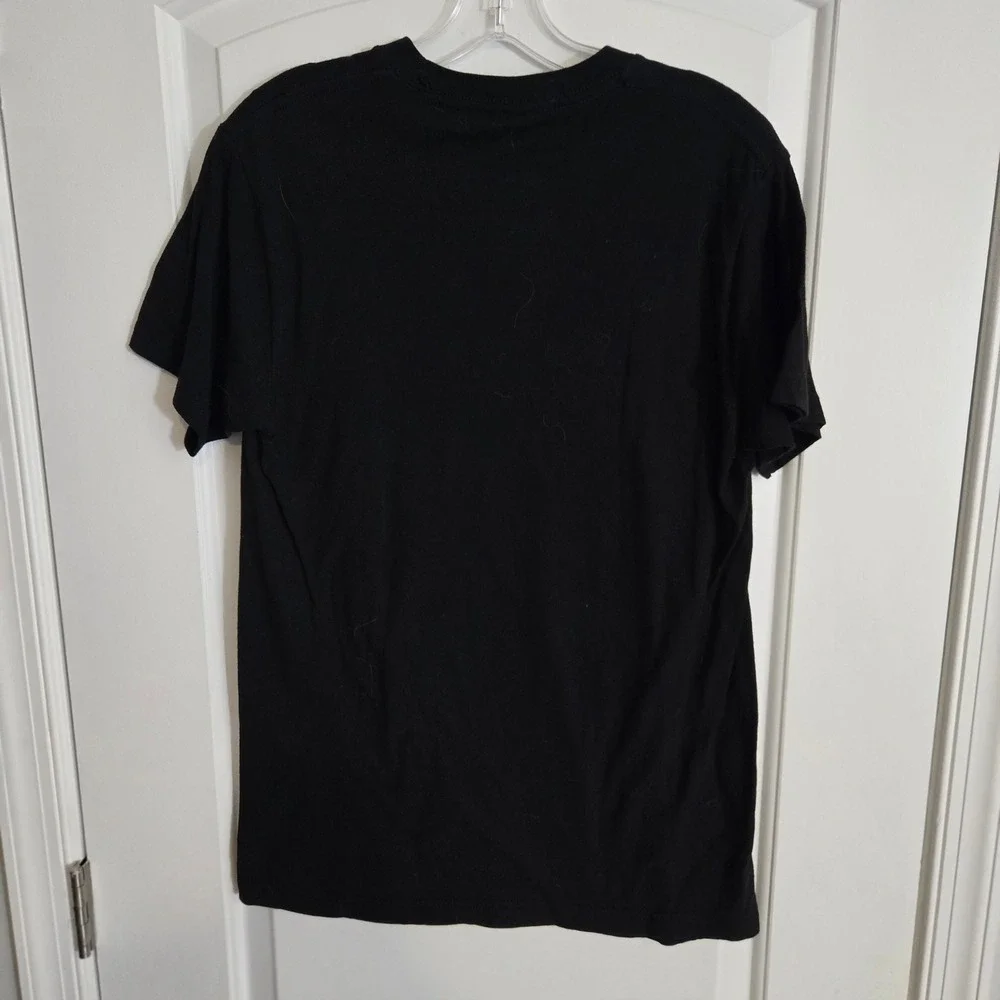 The Rolling Stones Graphic T-Shirt Men's Medium Black 1989 Tour‎ Logo Distressed